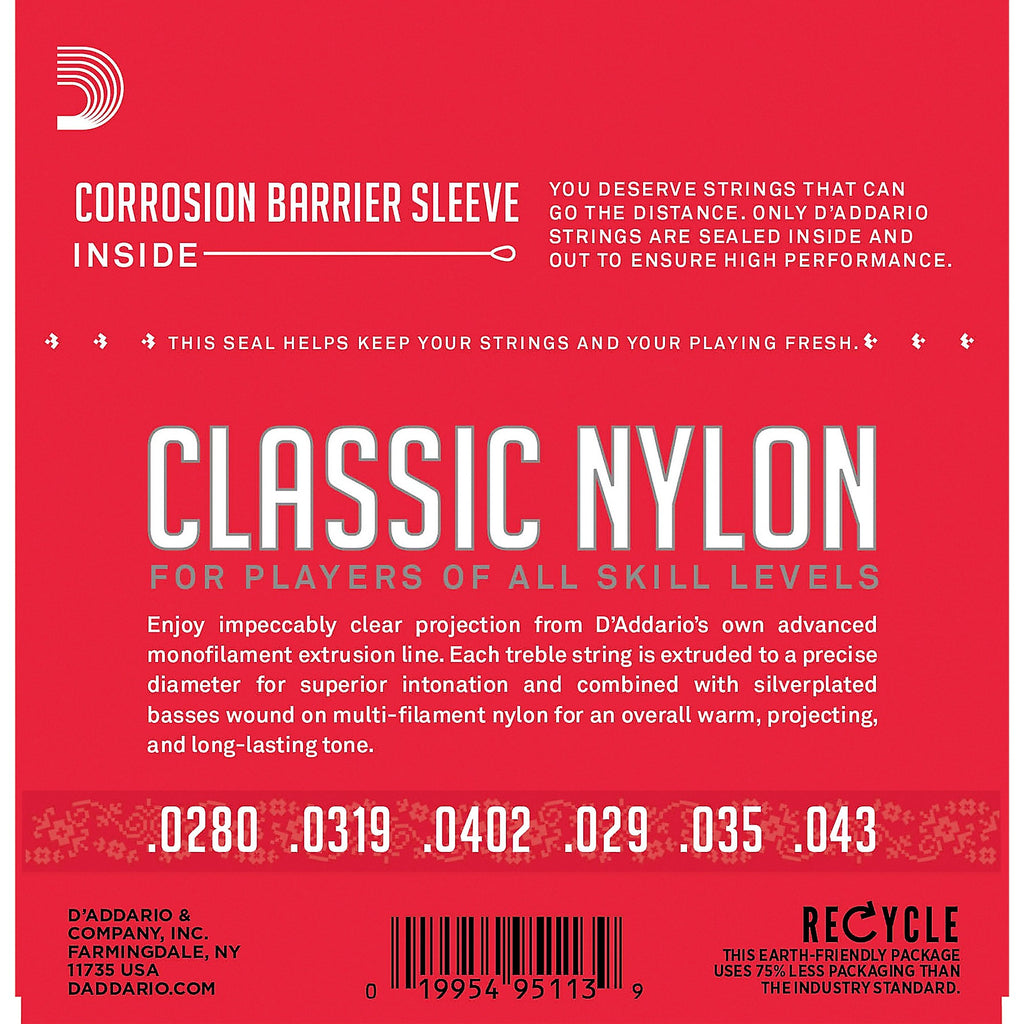 D'Addario EJ27N Normal Tension Classical Guitar Strings