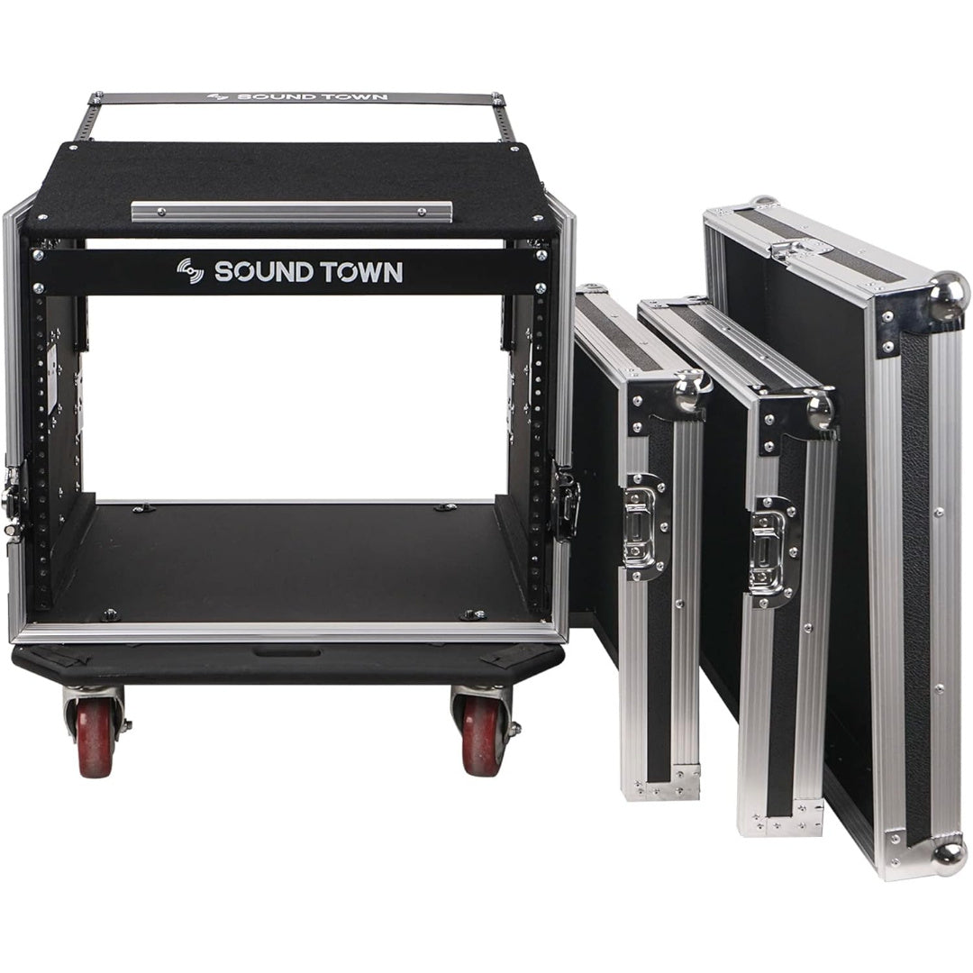 LW Essentials® Premium Pro Audio Rack Case with Wheels