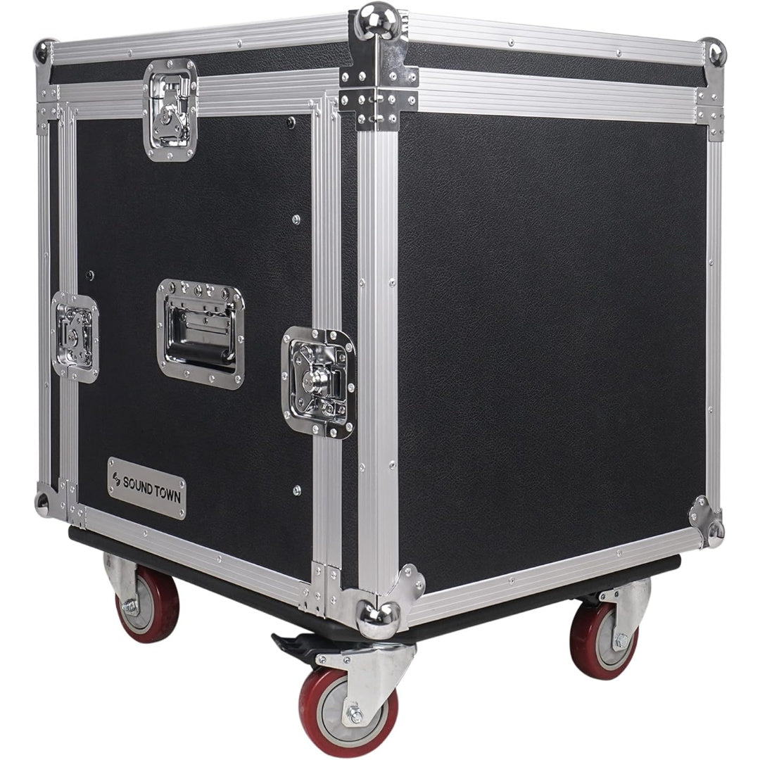 LW Essentials® Premium Pro Audio Rack Case with Wheels