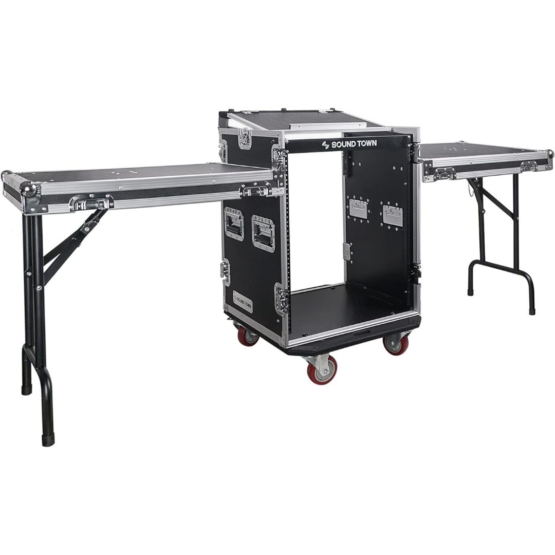 LW Essentials® Premium Pro Audio Rack Case with Wheels