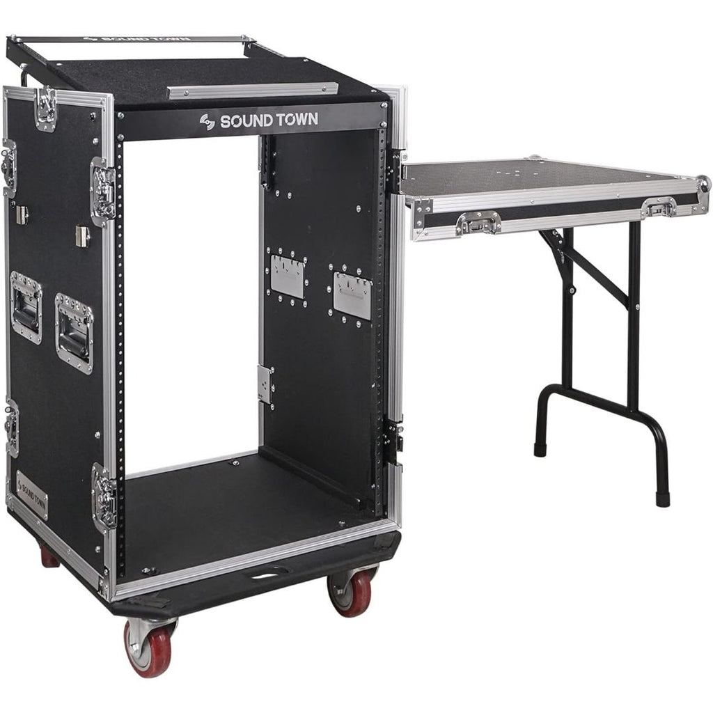 LW Essentials® Premium Pro Audio Rack Case with Wheels