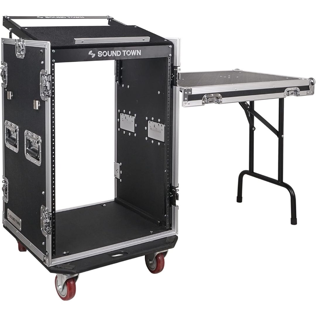 LW Essentials® Premium Pro Audio Rack Case with Wheels