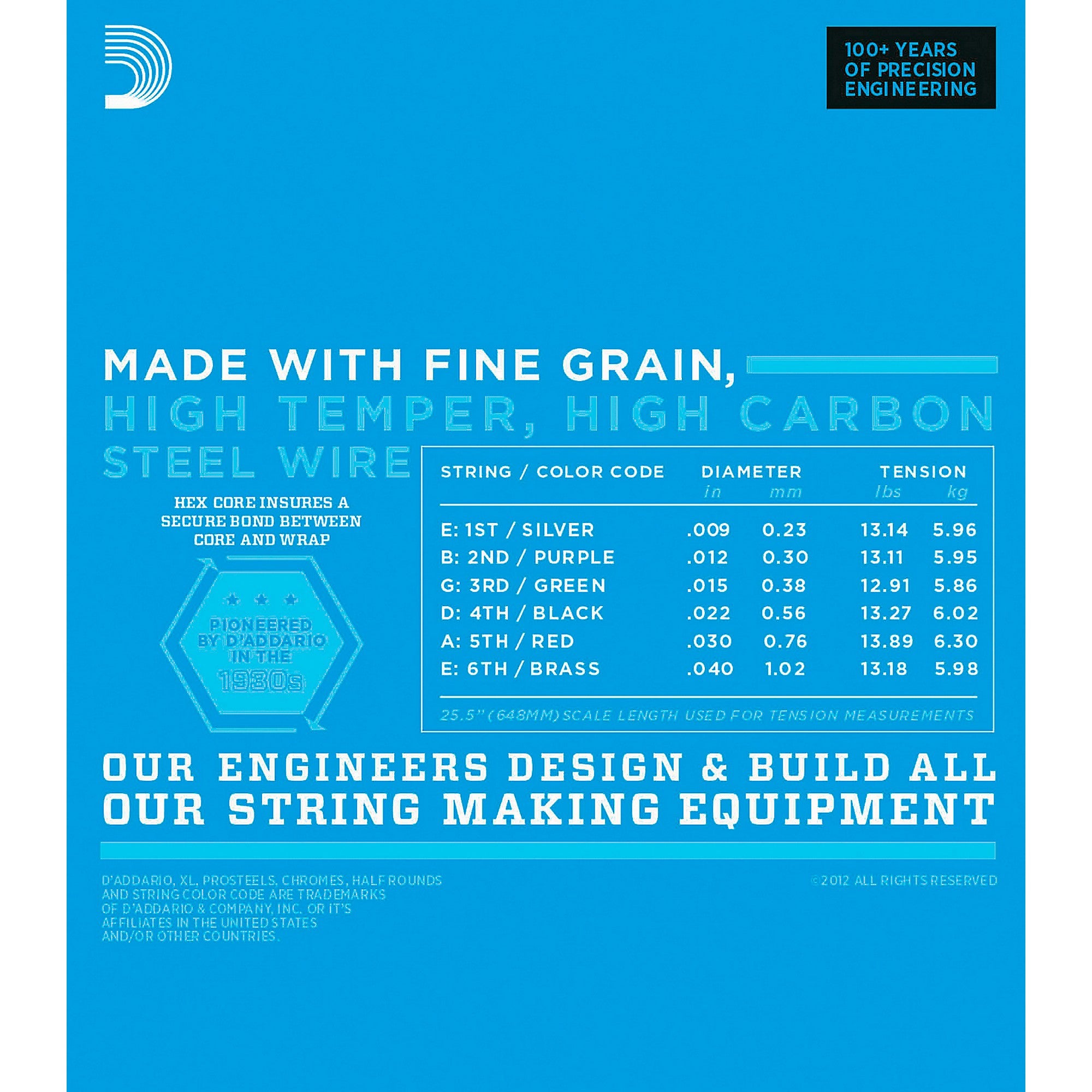 D'Addario EXL120BT Balanced Tension X-Lite Electric Guitar Strings Single-Pack