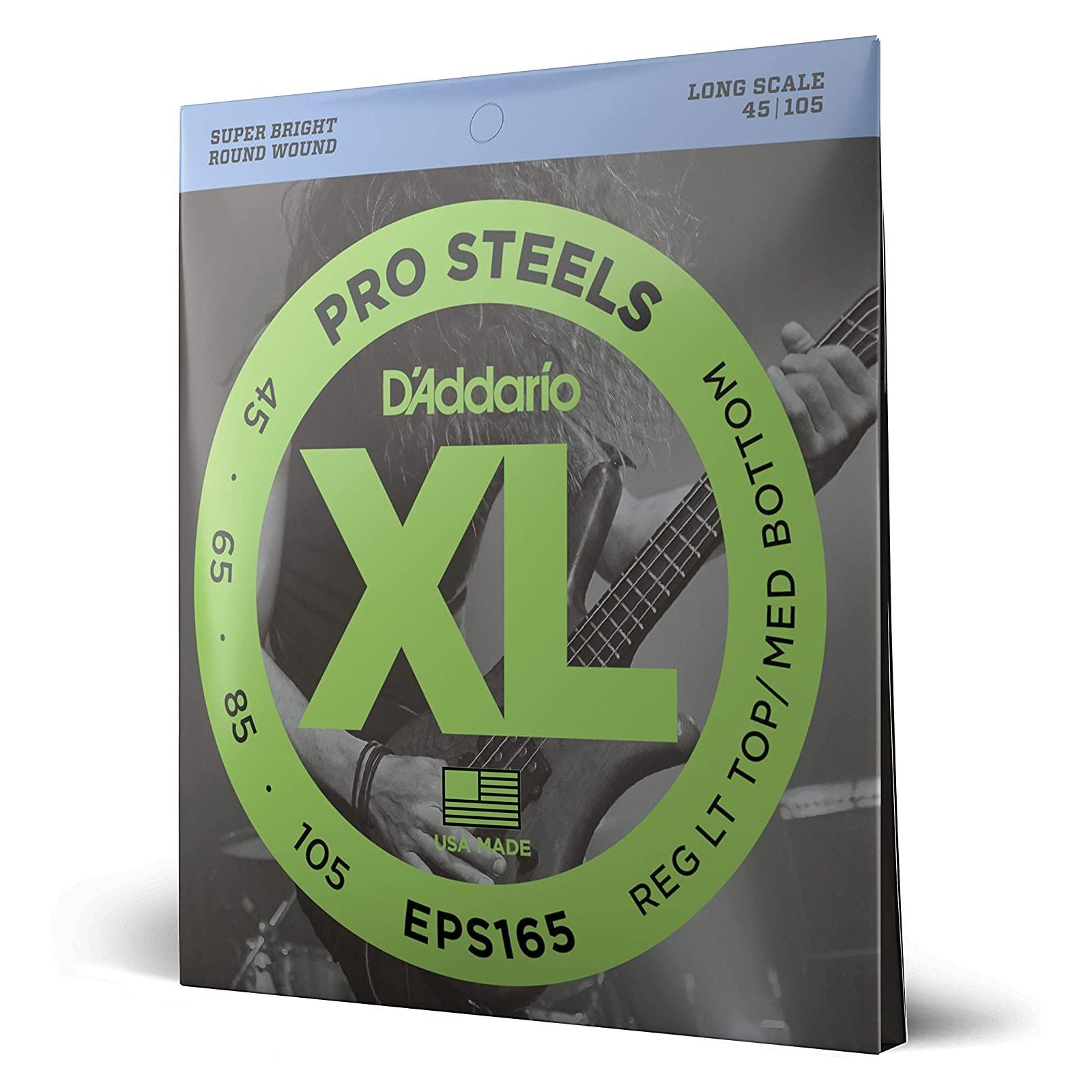 D'Addario EPS165 Long Scale 4-String Bass Guitar Strings