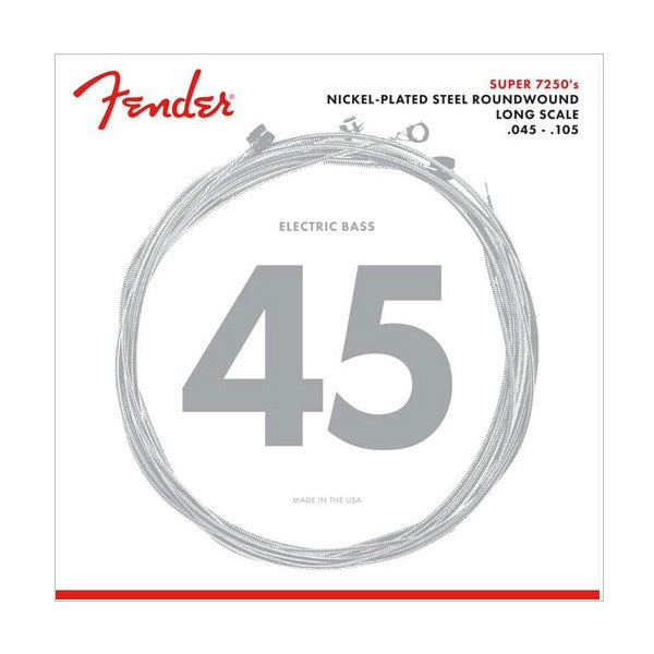 Fender 7250M Nickel Plated Steel Long Scale 4-String Bass Strings