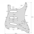 LW Essentials® Basic 60s Vintage Stratocaster SSS Pickguard 11 Hole