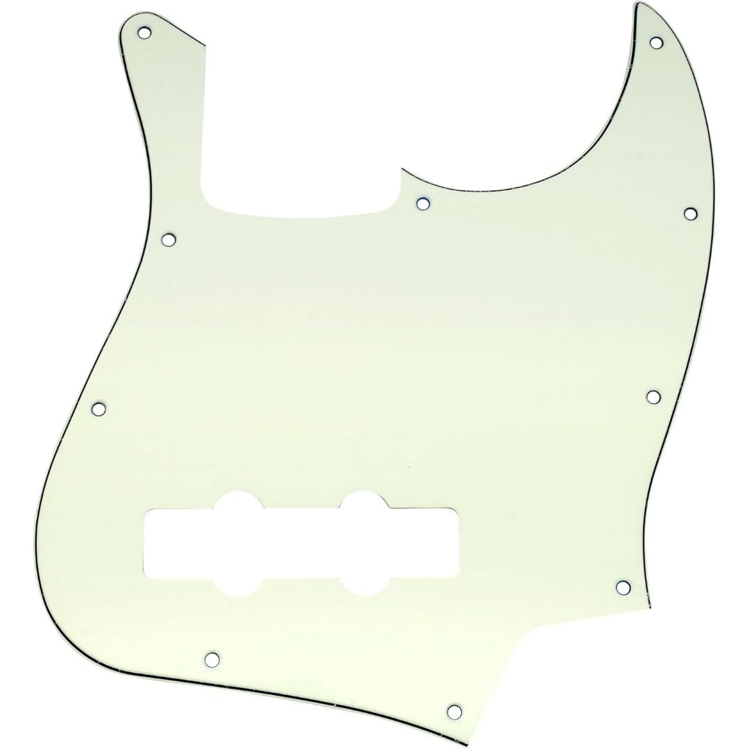LW Essentials® Basic Modern Style Jazz Bass Pickguard 10 Hole