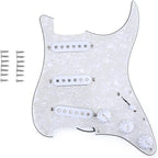 LW Essentials® Basic Stratocaster SSS Prewired Loaded Pickguard 11 Hole