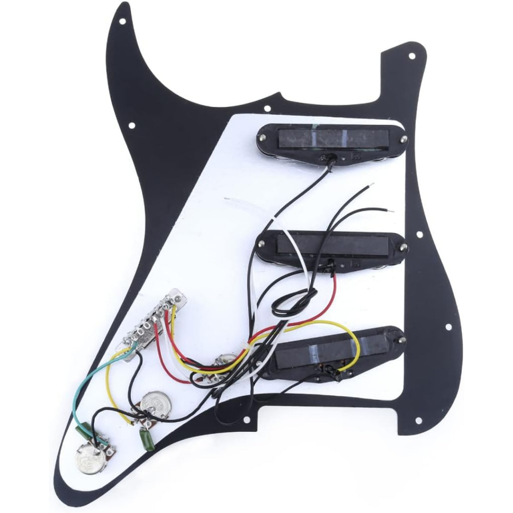 LW Essentials® Basic Stratocaster SSS Prewired Loaded Pickguard 11 Hole