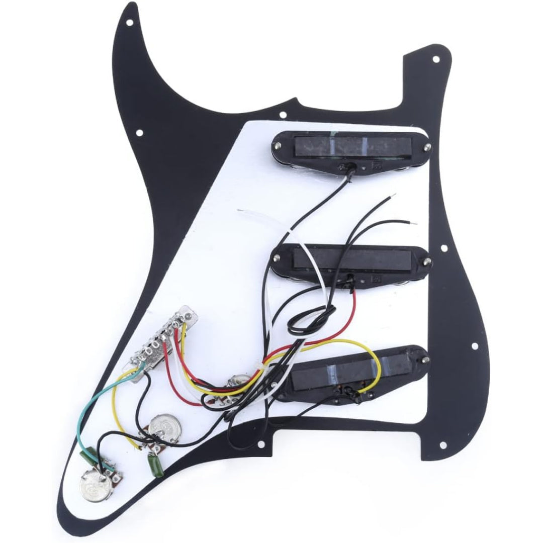 LW Essentials® Basic Stratocaster SSS Prewired Loaded Pickguard 11 Hole