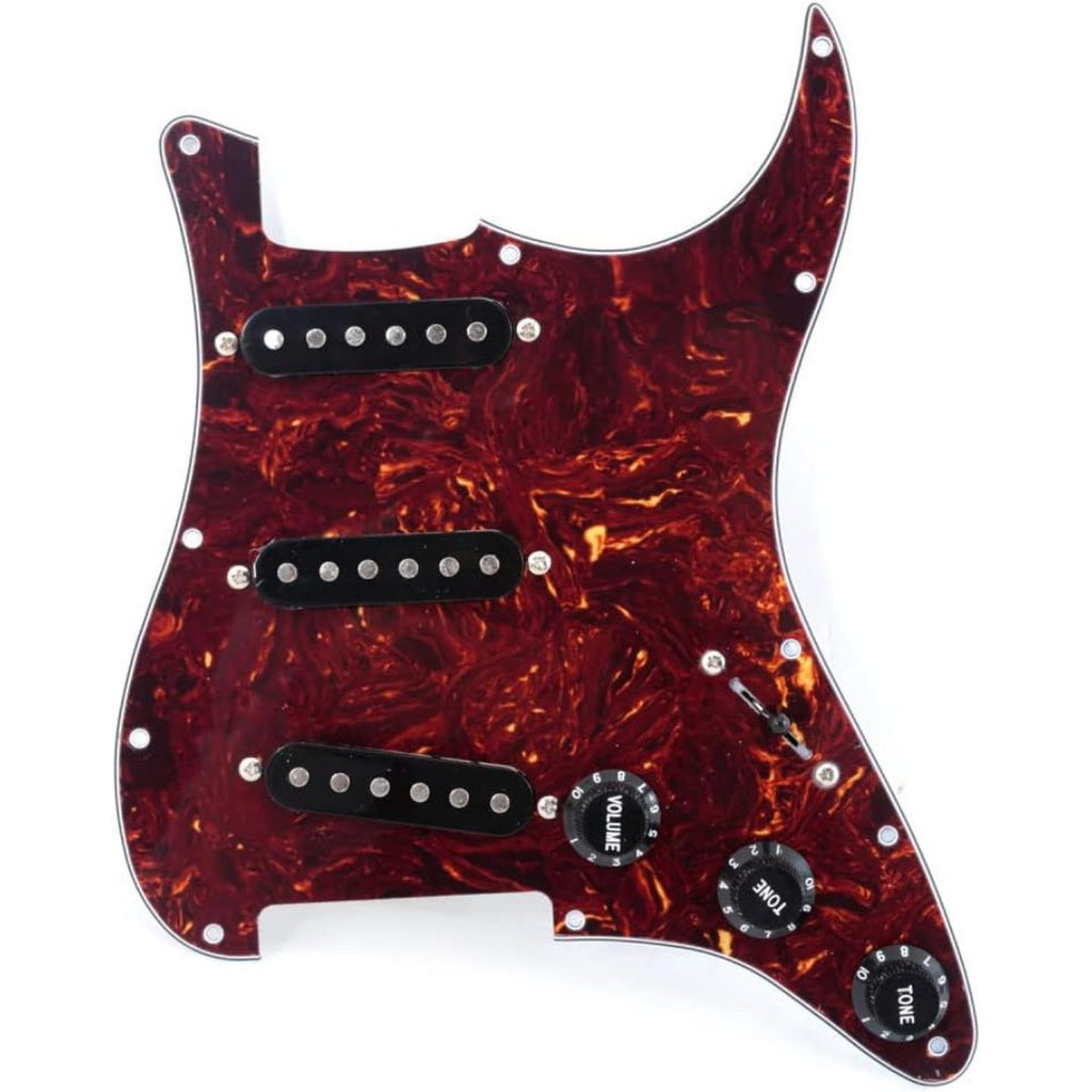 LW Essentials® Basic Stratocaster SSS Prewired Loaded Pickguard 11 Hole