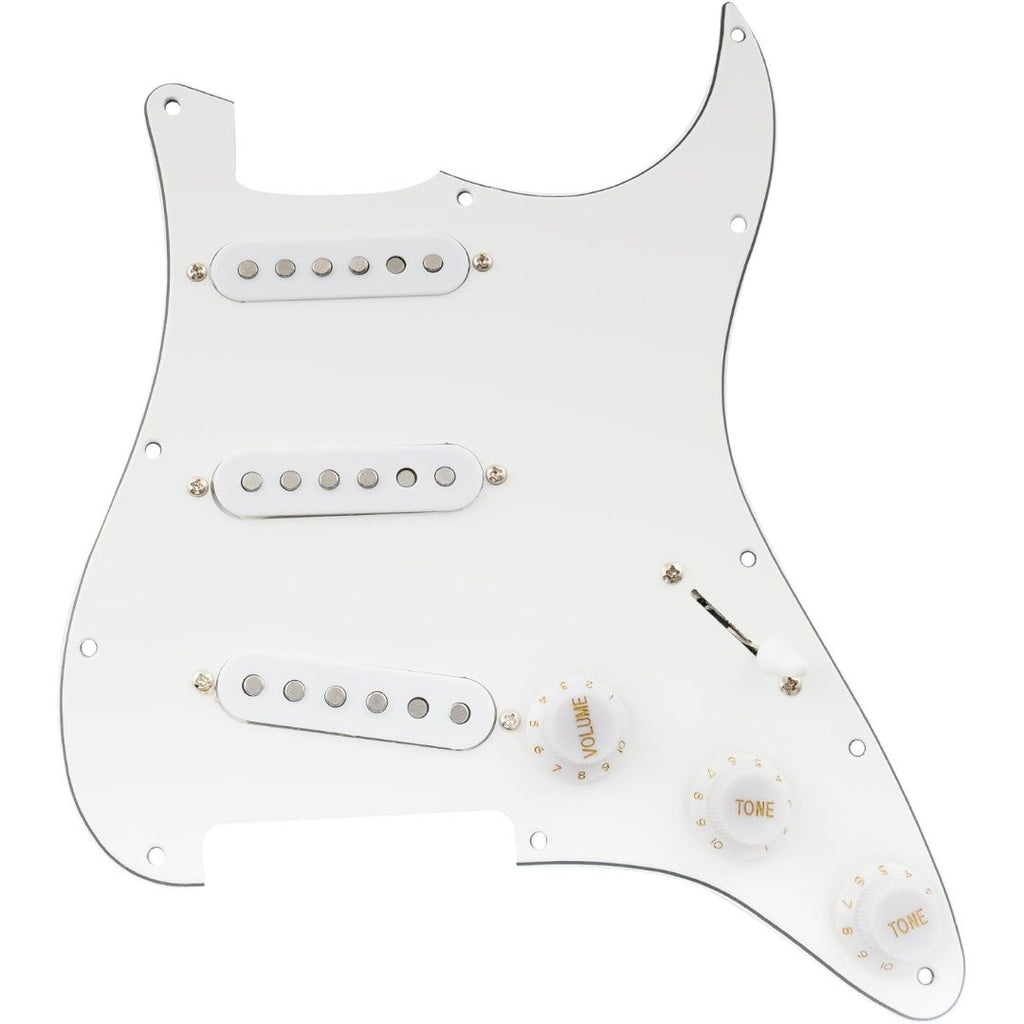LW Essentials® Premium Stratocaster SSS Prewired Loaded Pickguard 11 Hole
