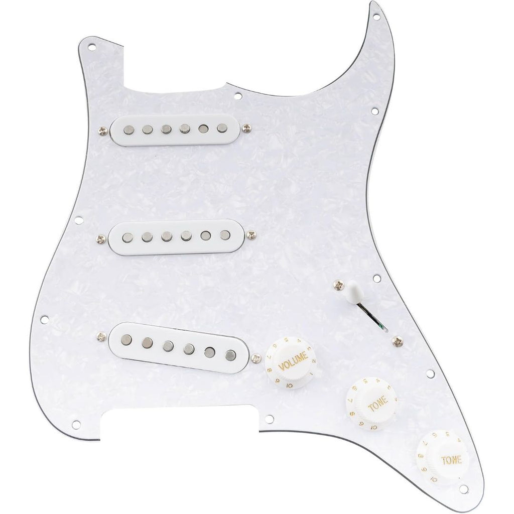 LW Essentials® Premium Stratocaster SSS Prewired Loaded Pickguard 11 Hole