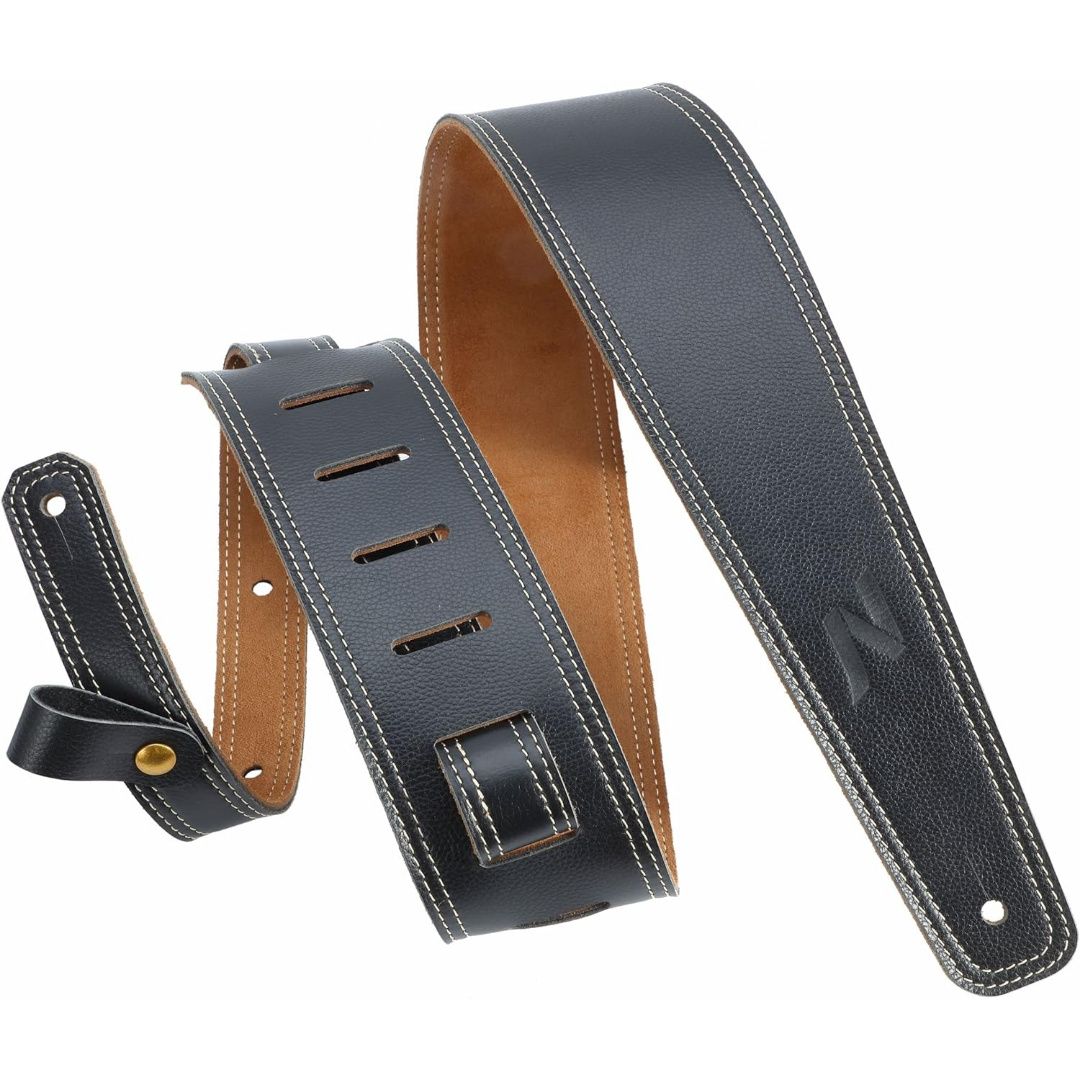 LW Essentials® Basic Leather Guitar Strap
