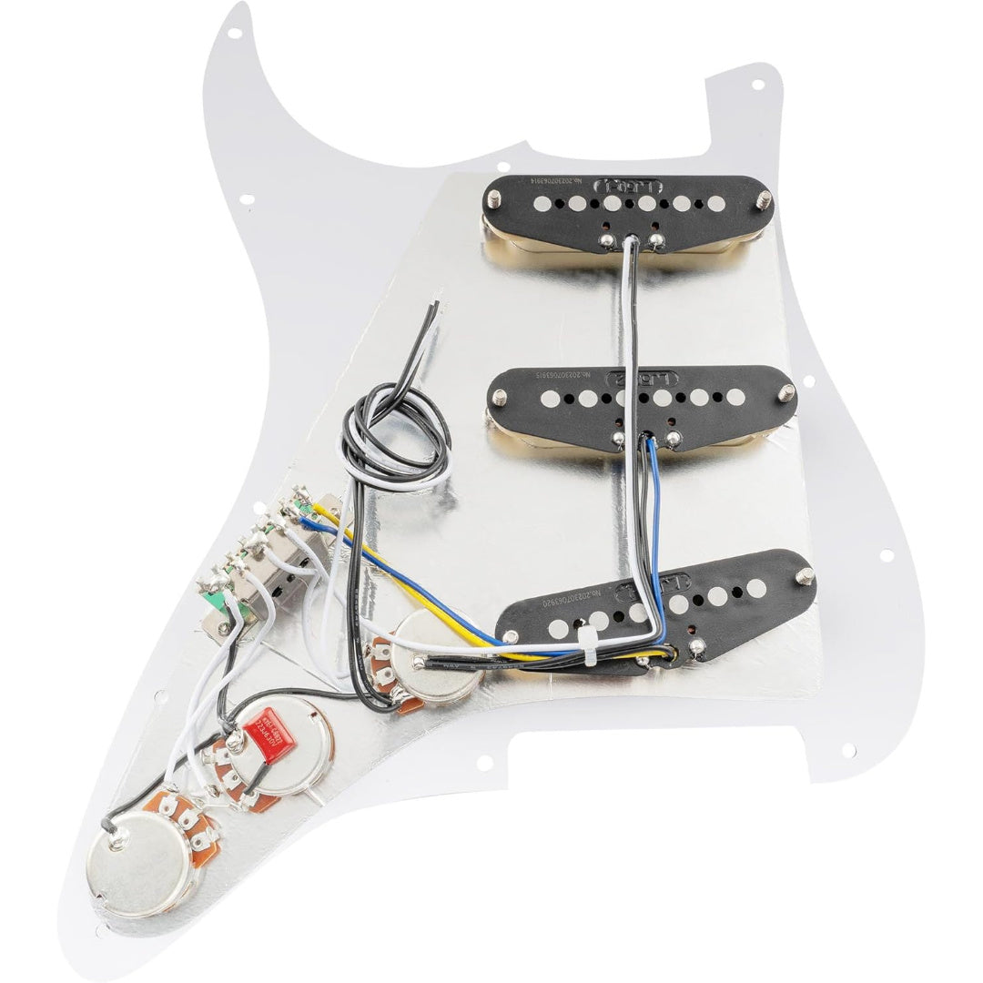 LW Essentials® Premium Stratocaster SSS Prewired Loaded Pickguard 11 Hole