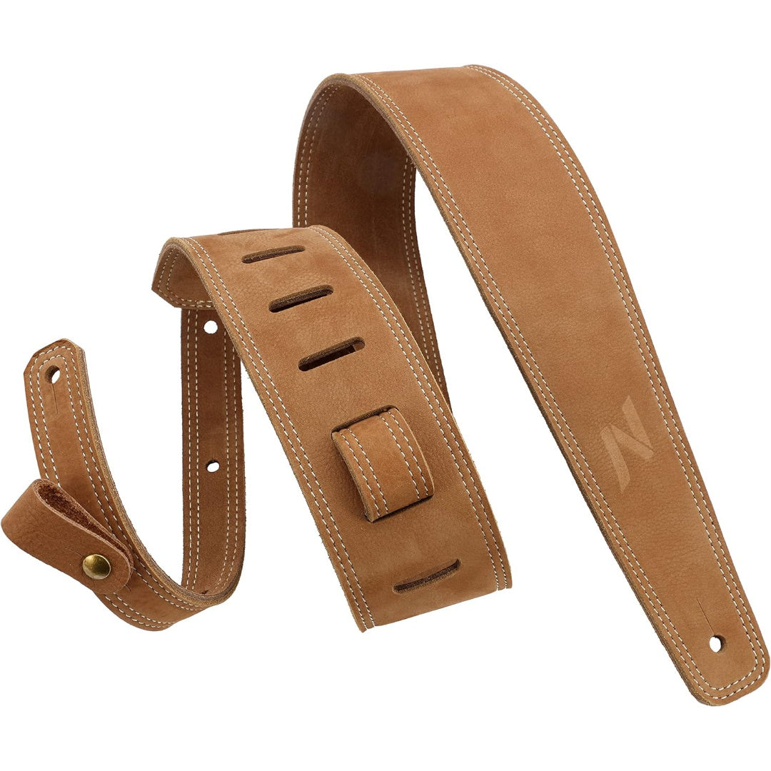 LW Essentials® Basic Leather Guitar Strap
