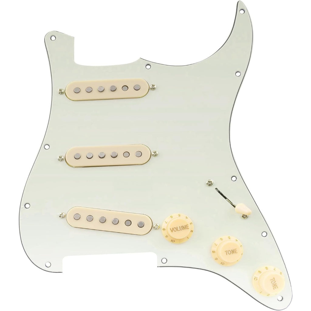 LW Essentials® Premium Stratocaster SSS Prewired Loaded Pickguard 11 Hole
