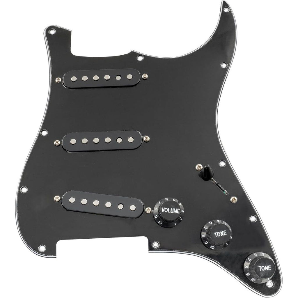 LW Essentials® Premium Stratocaster SSS Prewired Loaded Pickguard 11 Hole