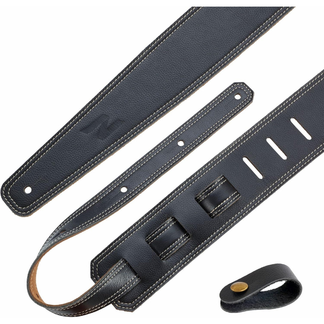LW Essentials® Basic Leather Guitar Strap