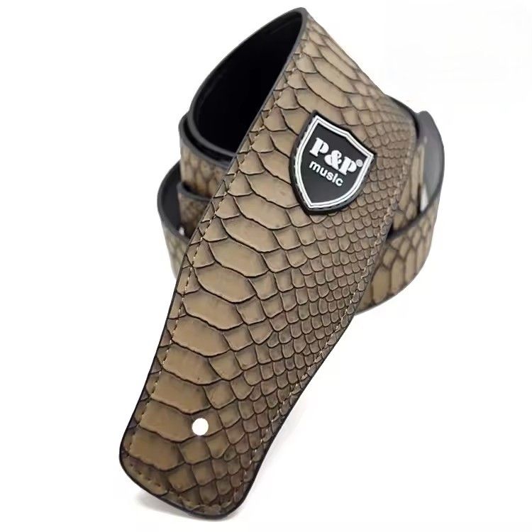 LW Essentials® Basic Leather Guitar Strap