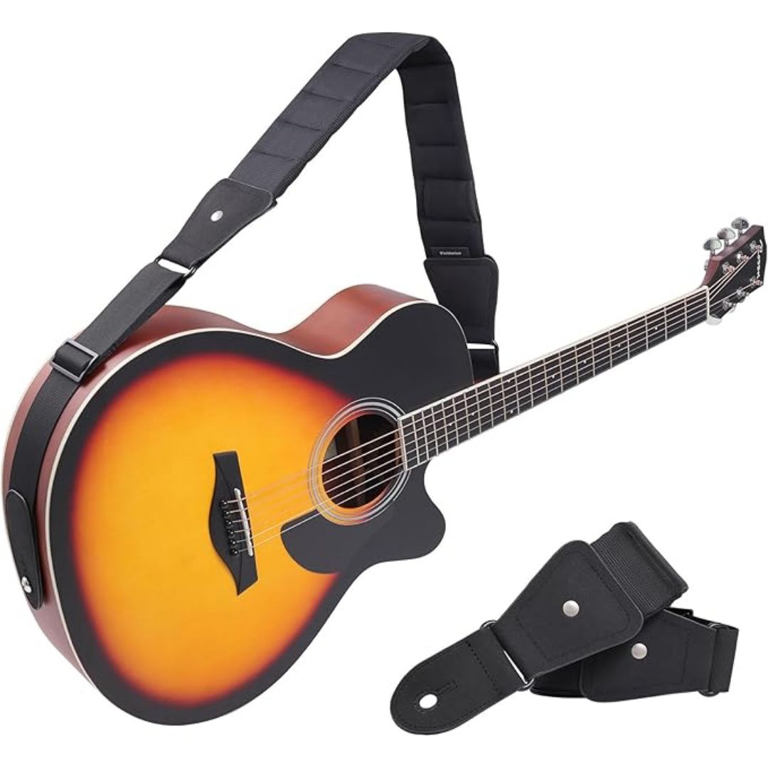 LW Essentials® Basic Leather Guitar Strap