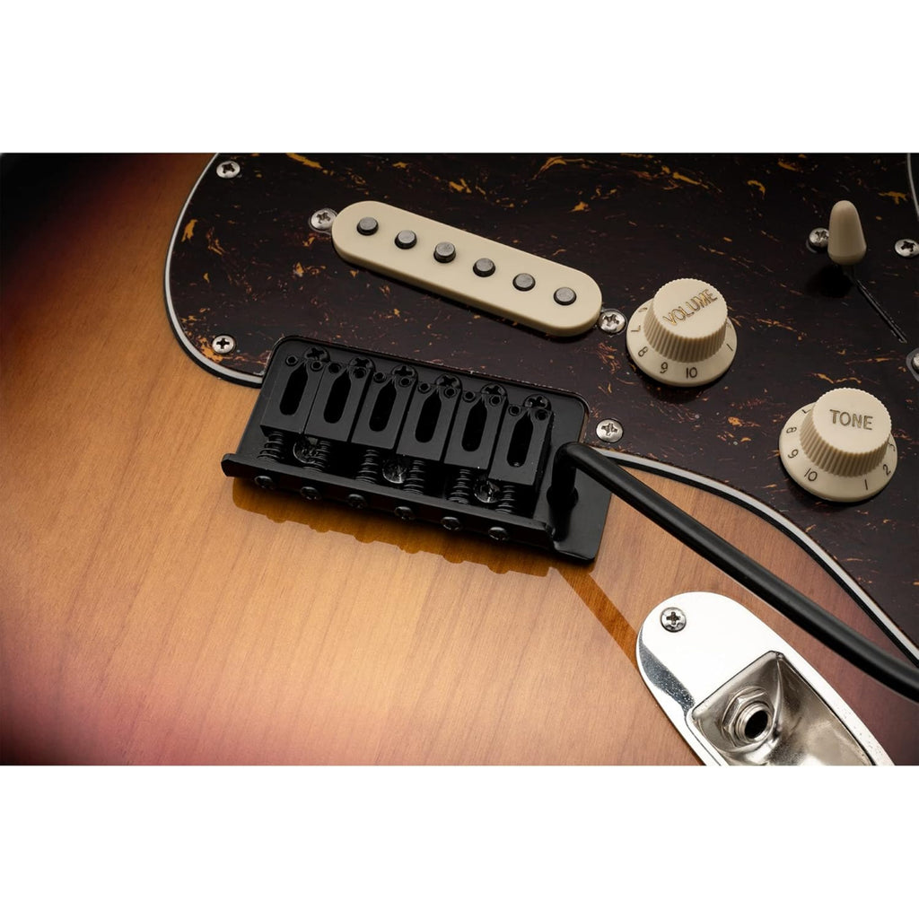 LW Essentials® Basic Stratocaster Tremolo Bridge/Saddle & Bar Assembly