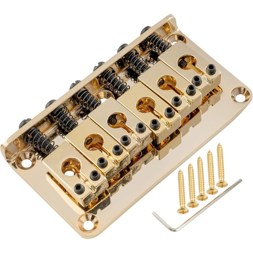 LW Essentials® Basic Stratocaster Non-Tremolo Bridge/Saddle Assembly