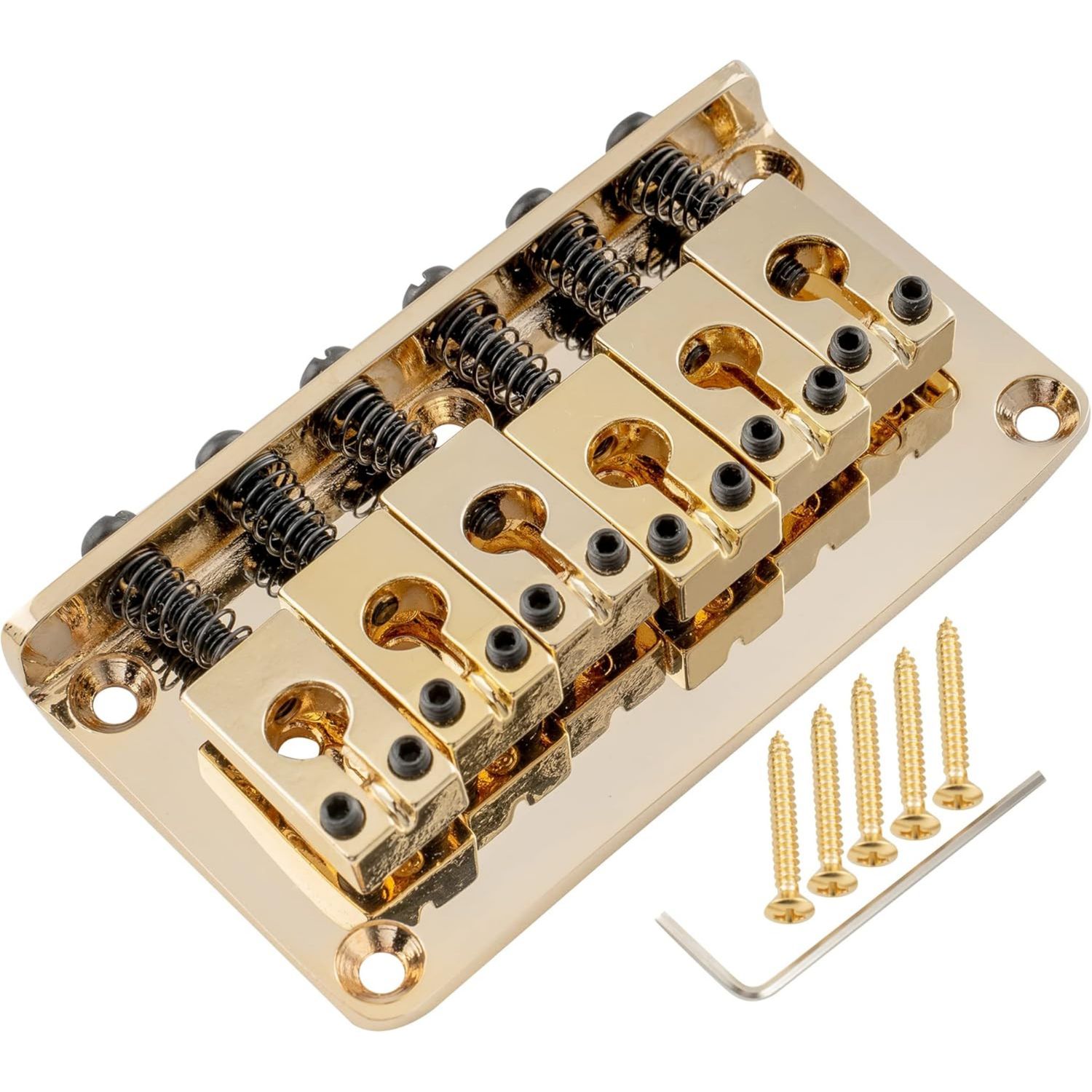 LW Essentials® Basic Stratocaster Non-Tremolo Bridge/Saddle Assembly