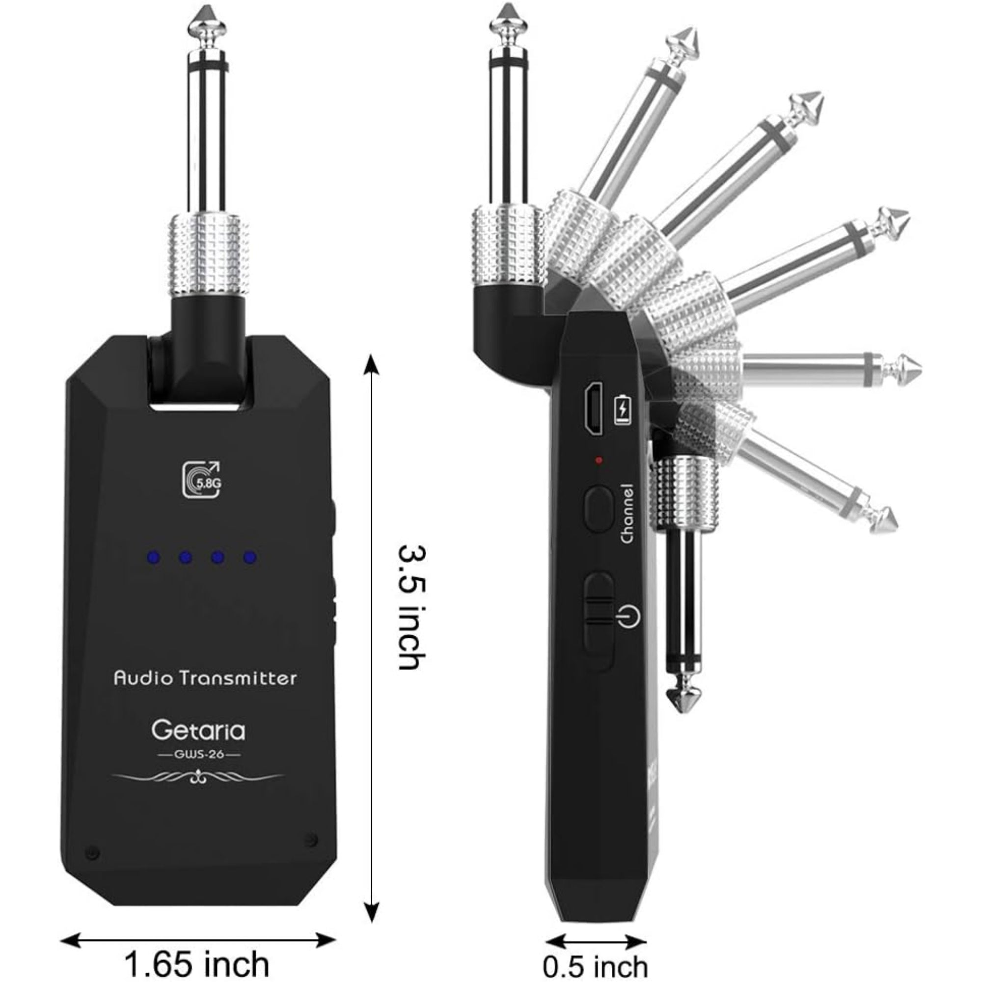 LW Essentials® Basic Wireless Guitar System Receiver & Transmitter