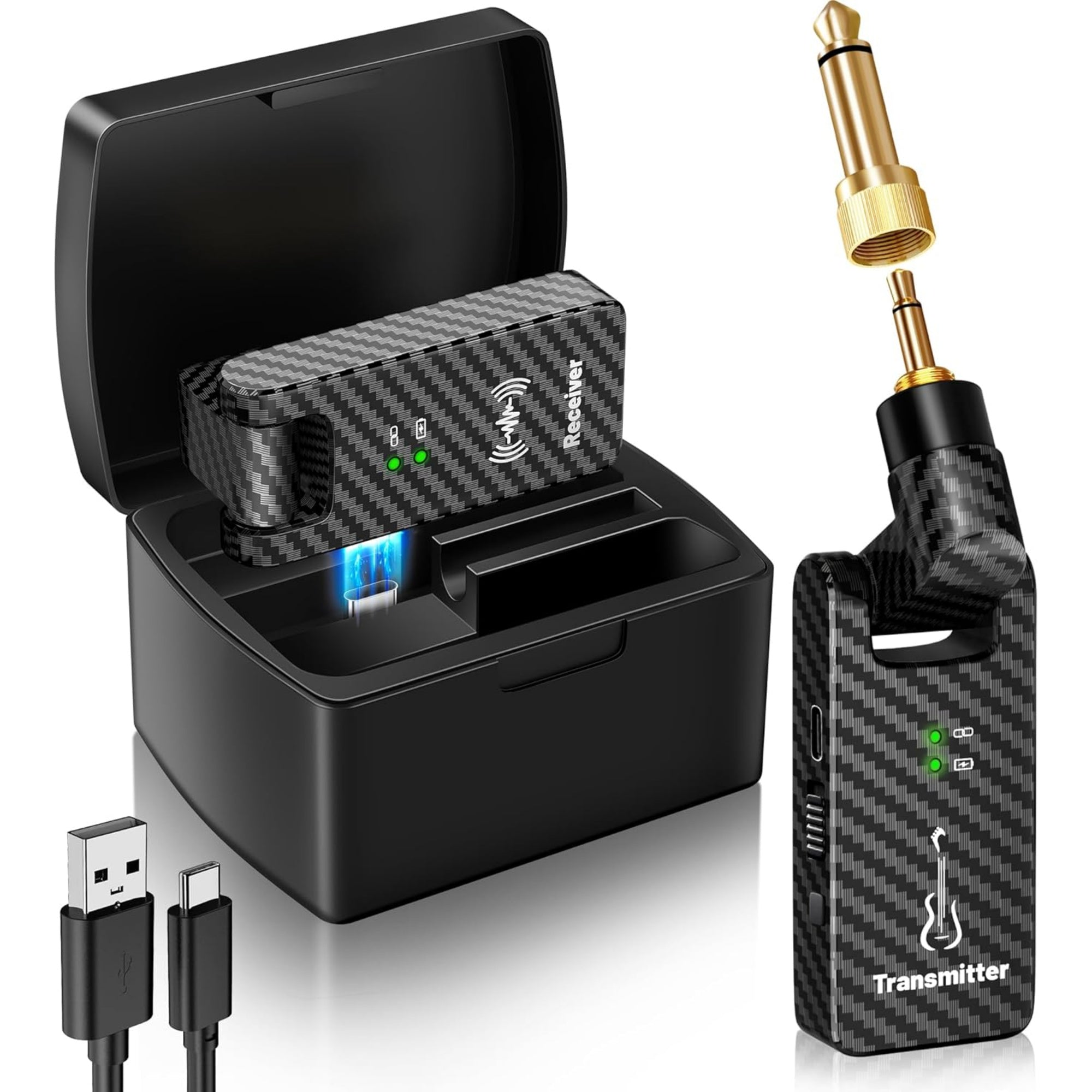 LW Essentials® Basic Wireless Guitar System Receiver & Transmitter