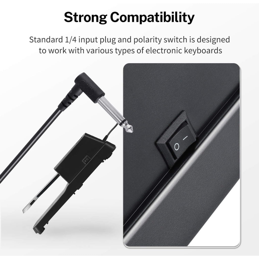 LW Essentials® Basic Keyboard Sustain/ Expression Pedal