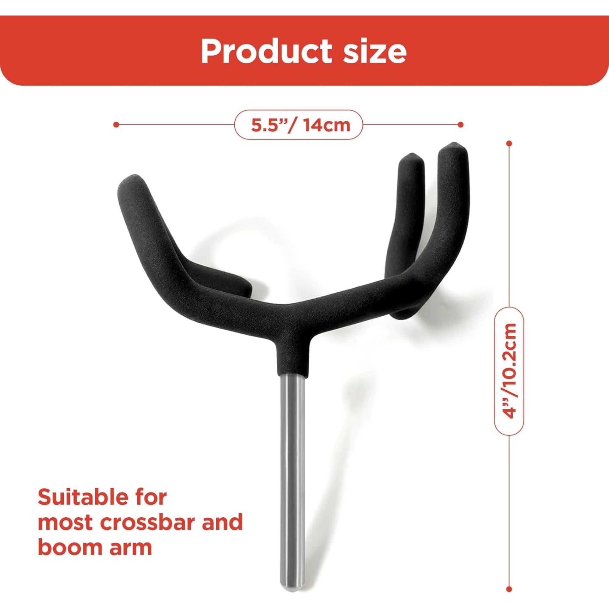 LW Essentials® Basic Microphone Boom Pole Holder & Cradle