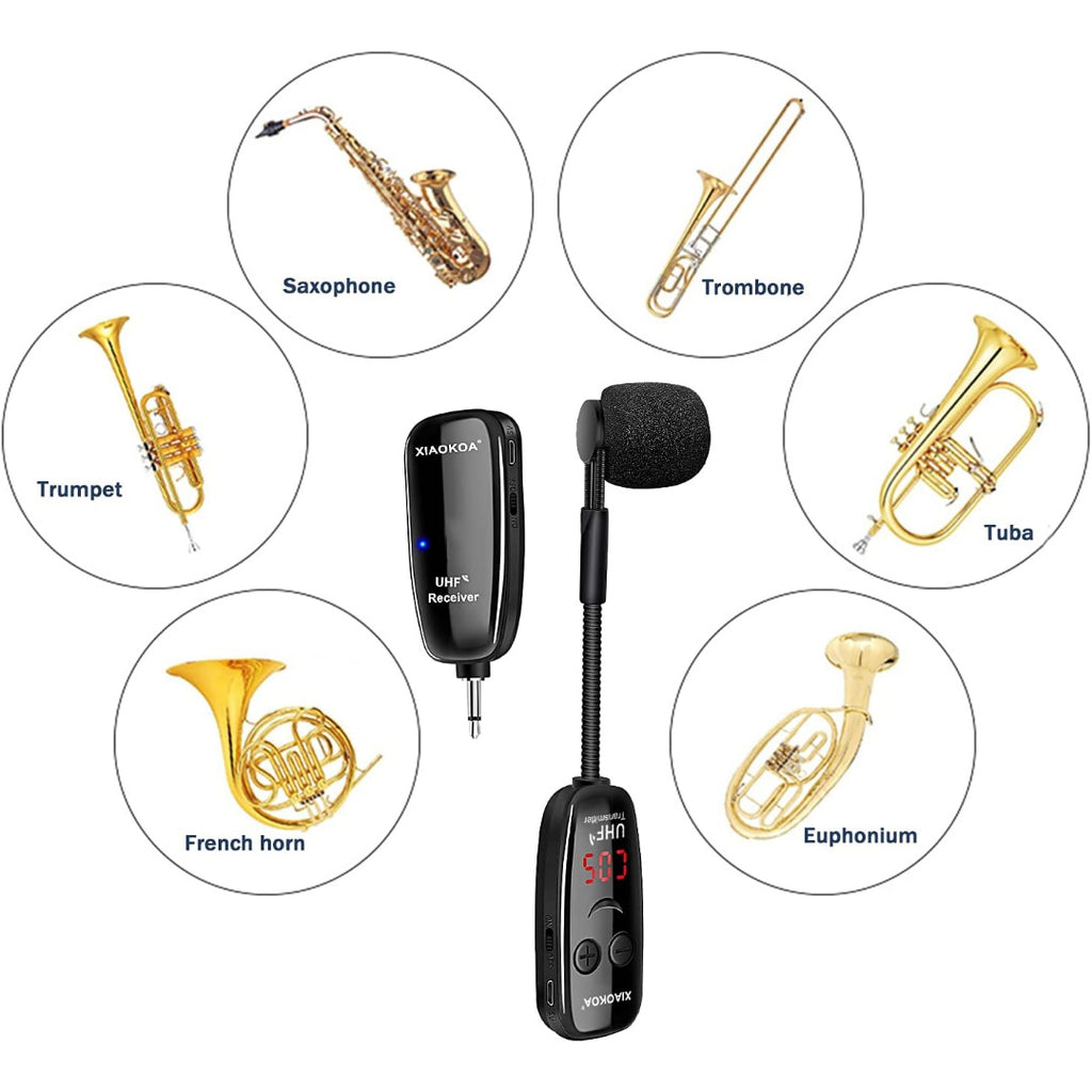 LW Essentials® Basic Wireless Clip-On Instrument Microphone
