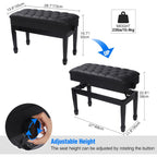 Prestige Picks® Piano Bench with Lift Mechanism