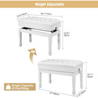 Prestige Picks® Piano Bench with Lift Mechanism