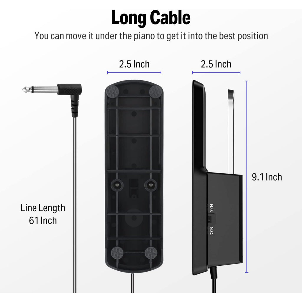 LW Essentials® Basic Keyboard Sustain/ Expression Pedal