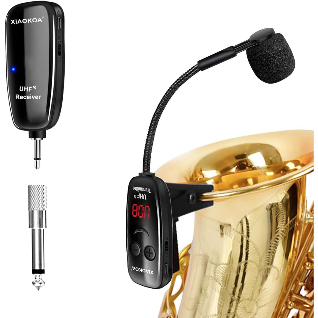LW Essentials® Basic Wireless Clip-On Instrument Microphone