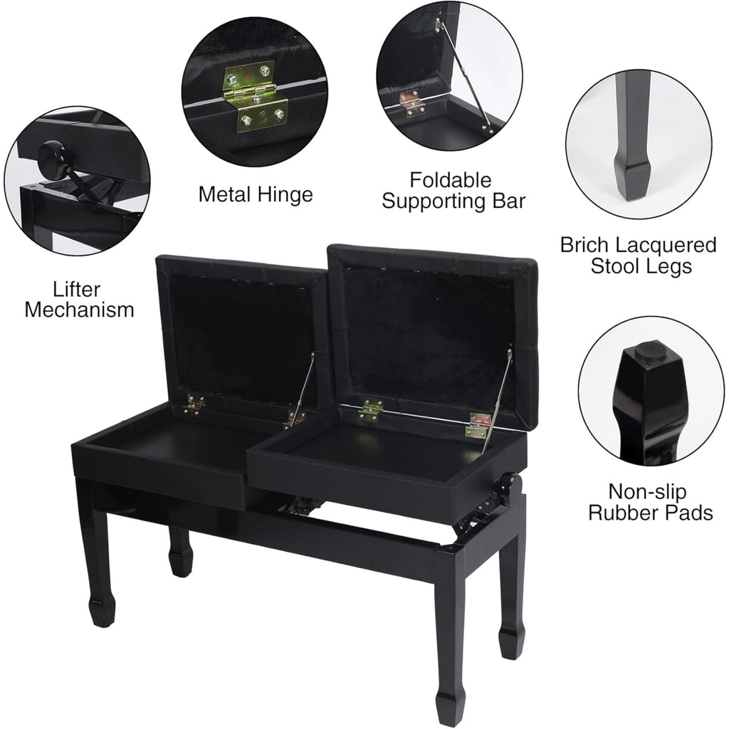 Prestige Picks® Piano Bench with Lift Mechanism
