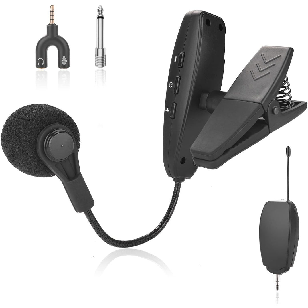LW Essentials® Basic Wireless Clip-On Instrument Microphone
