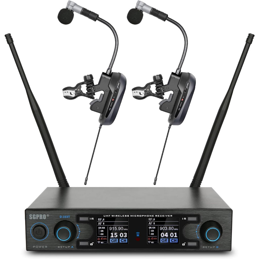 LW Essentials® Premium Wireless Clip-On Instrument Microphone