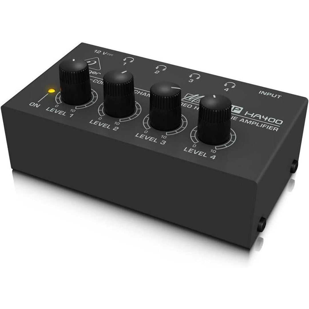 LW Essentials® Premium Portable 4-Channel Stereo Headphone Amplifier
