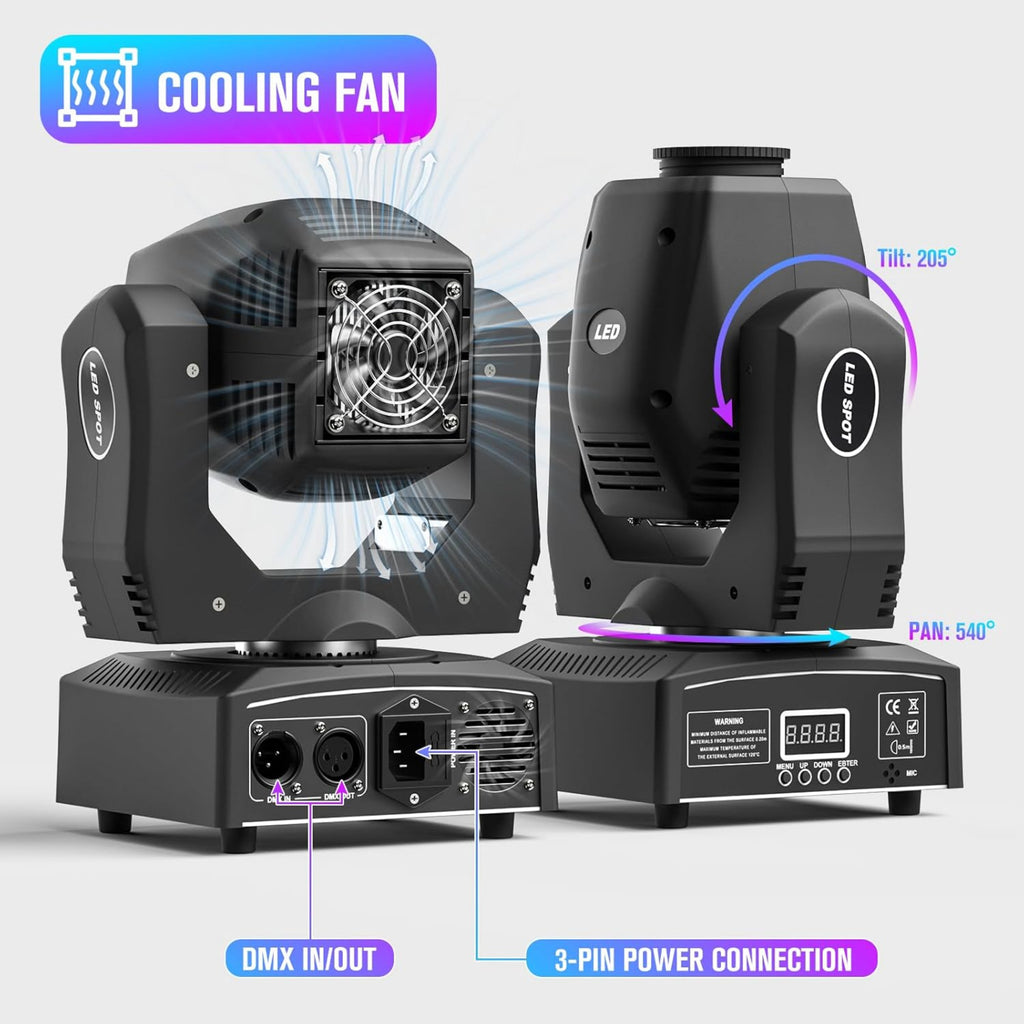 LW Essentials® Premium Moving Head GOBO Stage Lights