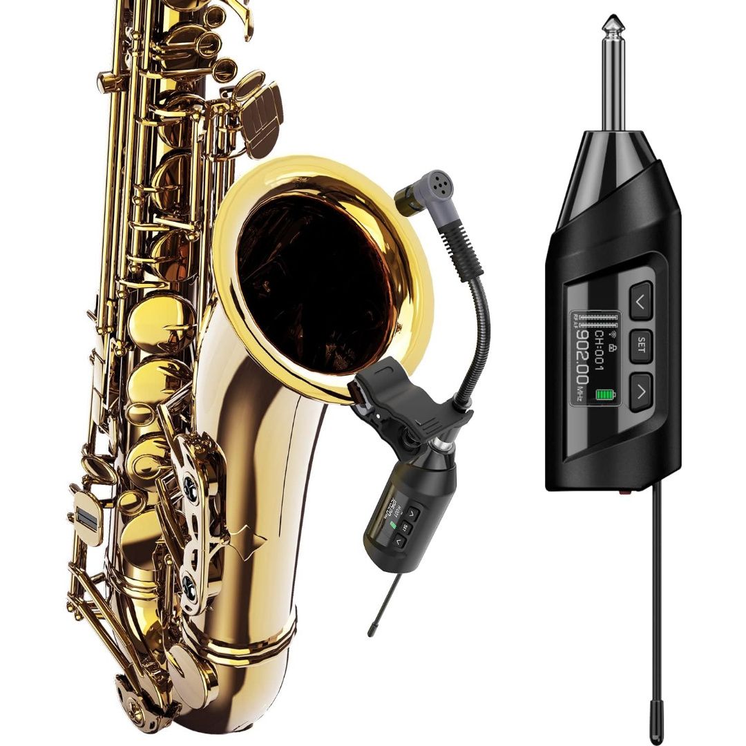 LW Essentials® Premium Wireless Clip-On Instrument Microphone
