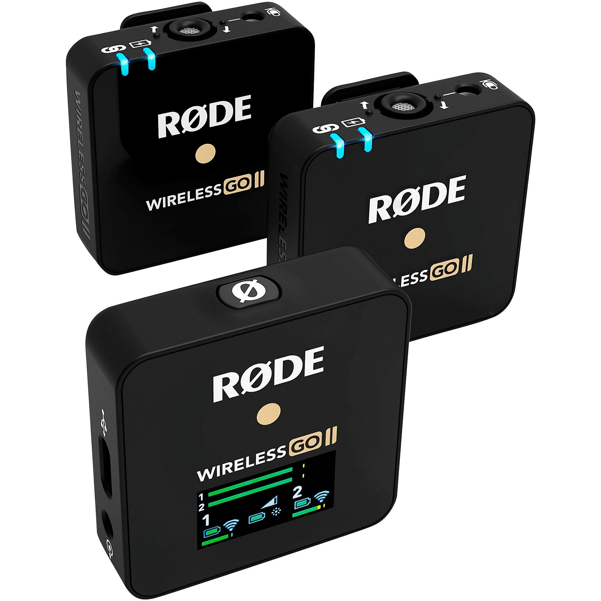 RODE Wireless Go II Dual-Channel Wireless Microphone System Black (Used)