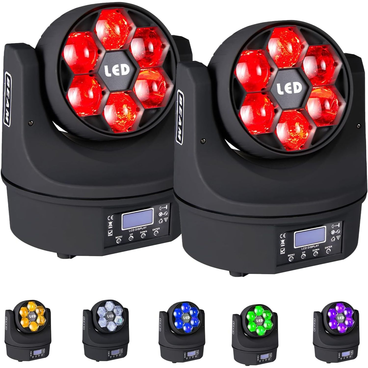 LW Essentials® Basic Moving Head GOBO Stage Lights - Multi-LED Style