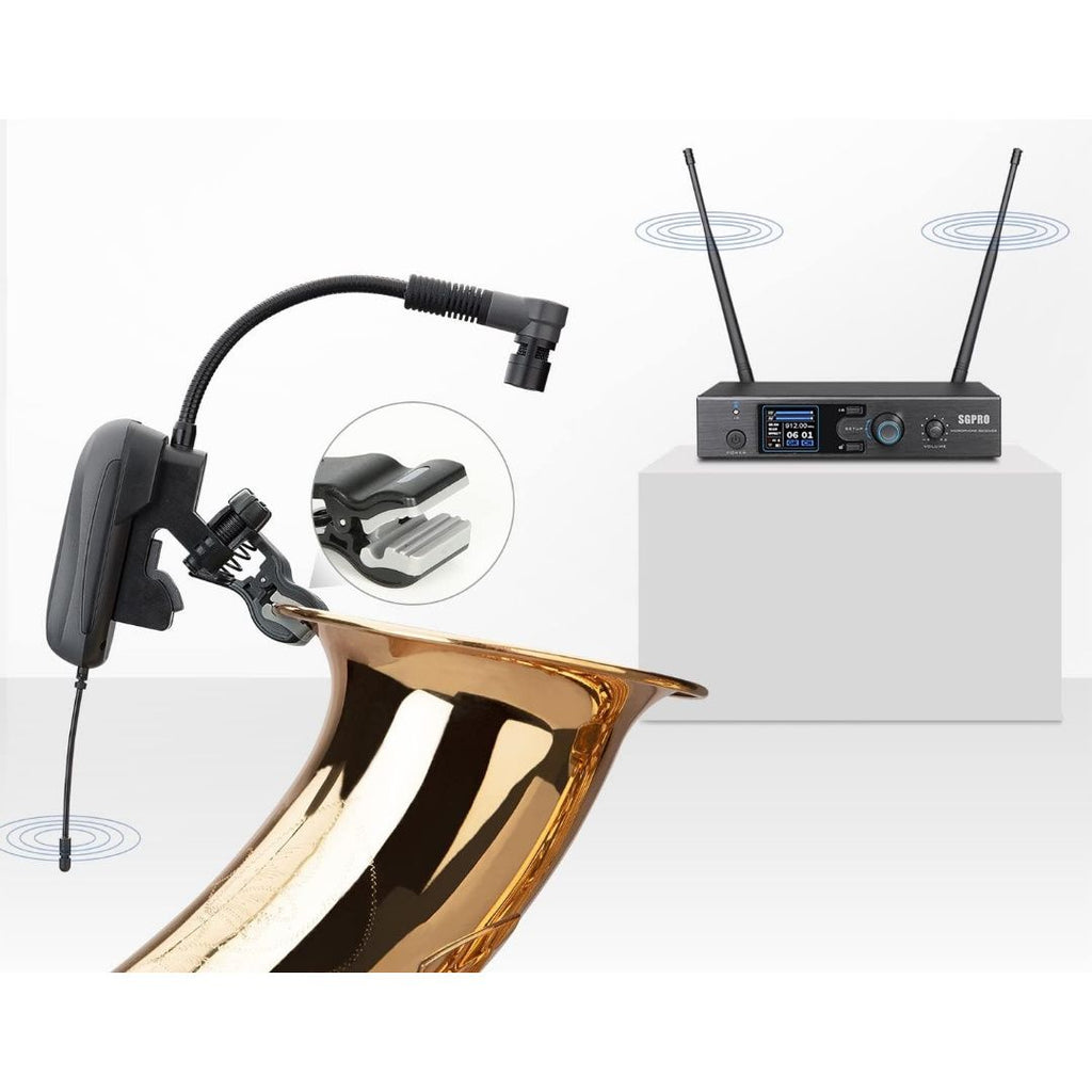 LW Essentials® Premium Wireless Clip-On Instrument Microphone