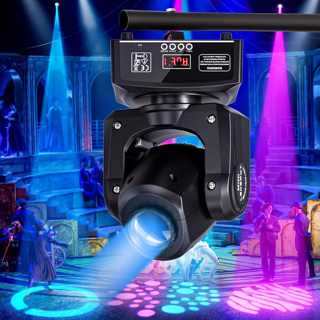 LW Essentials® Basic Moving Head GOBO Stage Lights
