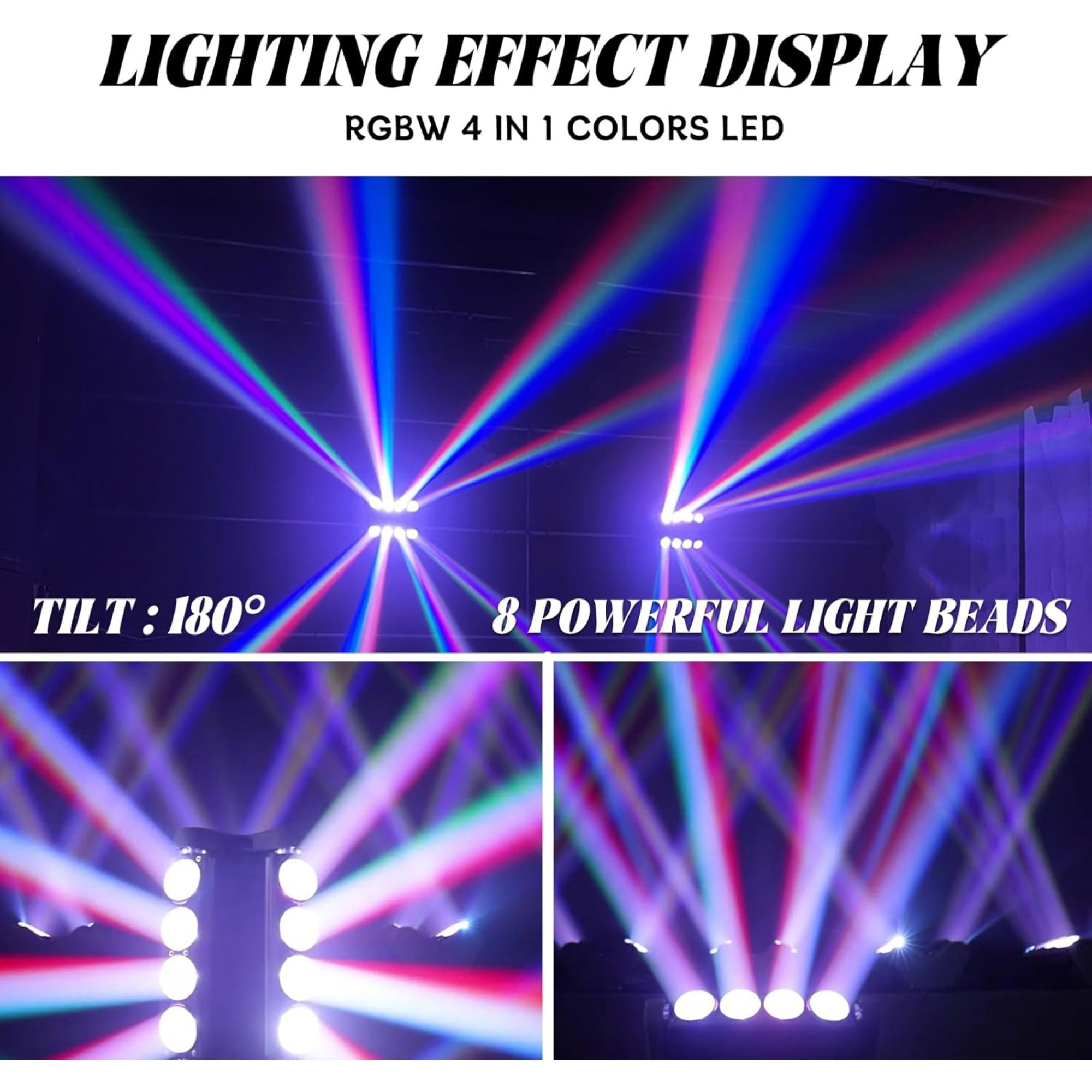 LW Essentials® Premium Moving Head Light Bar - Spider Style