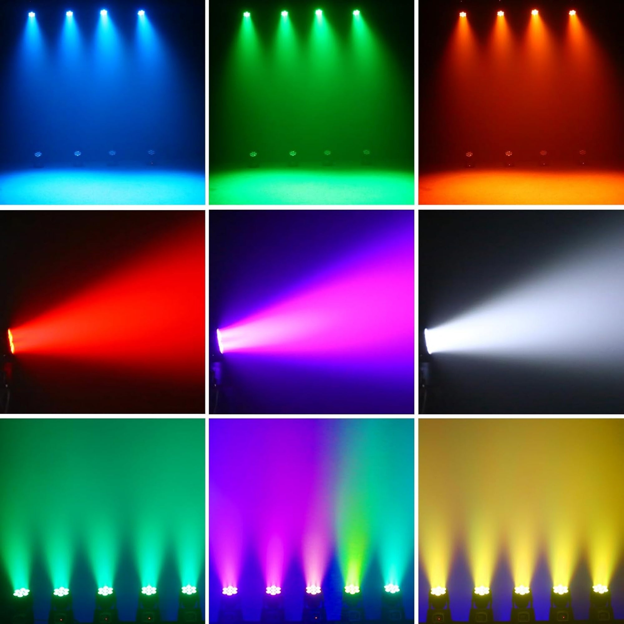LW Essentials® Basic Moving Head GOBO Stage Lights - Multi-LED Style