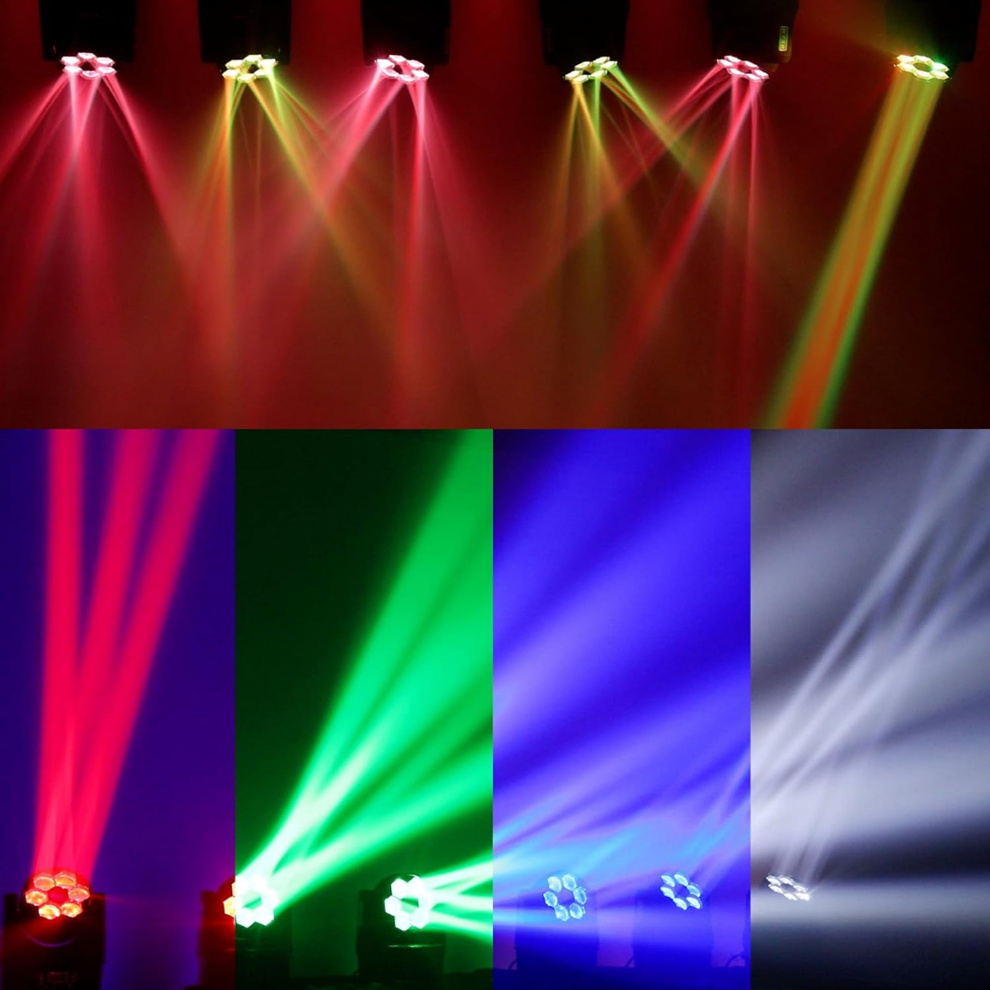LW Essentials® Basic Moving Head GOBO Stage Lights - Multi-LED Style